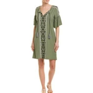 NWT Vince Camuto green shift dress